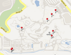 에버랜드 Geotagging 사진
